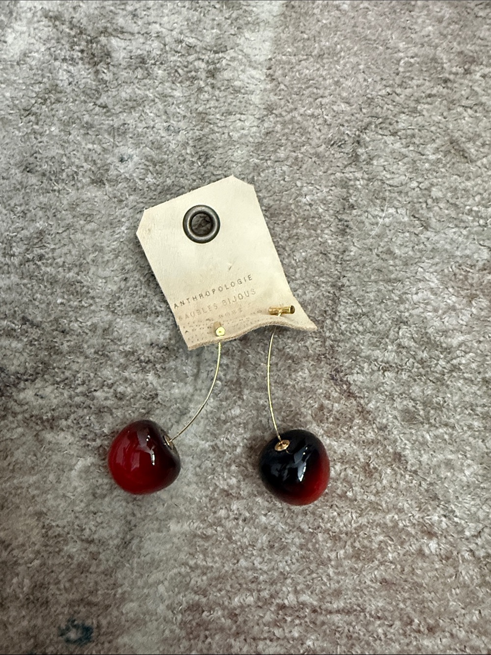 Anthropologie cherry earrings